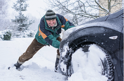 CarStuckinSnow